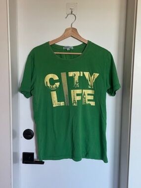 **VINTAGE** Baleno green city Tee